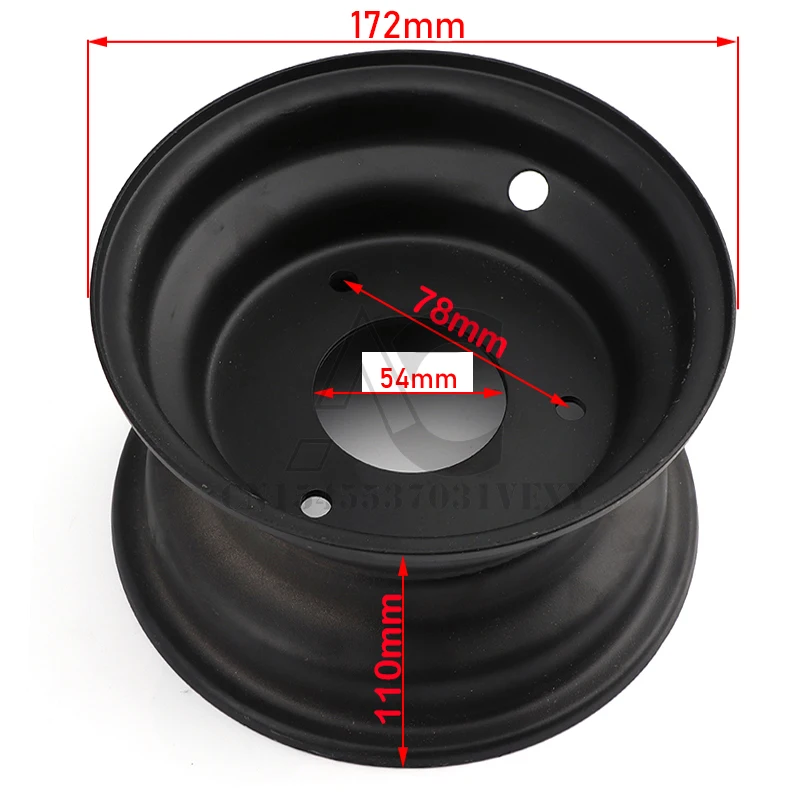 6 بوصة محور 145 70 6 الإطارات 13x5 00 6 13x6 50 6 ATV فراغ حافة ل 110 125cc الذهاب كارت جزازة العشب أجزاء استبدال عجلة #3