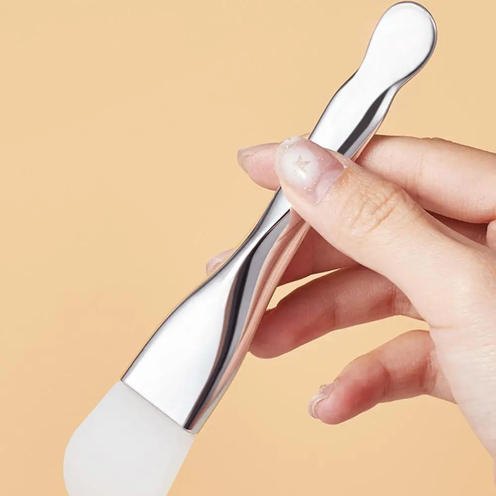 Brosse pour masque à Double extrémité, Non absorbante, pour masque en argile, outil facile à nettoyer pour bricolage, Application de masque Facial, accessoire de maquillage doux X9I8