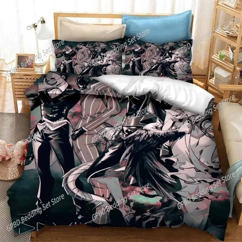 Fashion 3D Printed Anime Overlord  Bedding Set Duvet Covers Pillowcases Comforter Bedding Sets Cartoon Bed