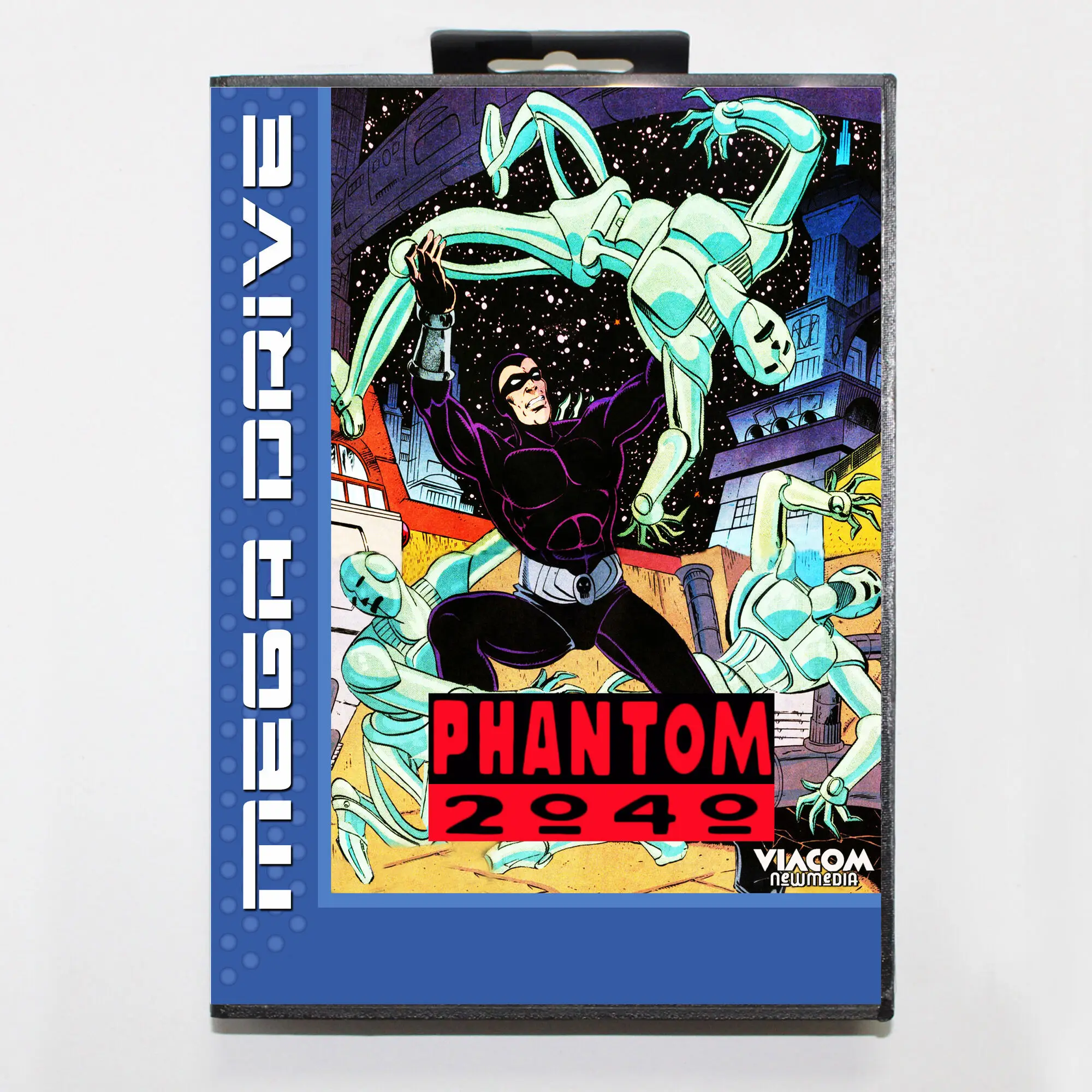 Phantom 2040 with EUR Box for 16 Bit Sega MD game Cartridge Megadrive Genesis system