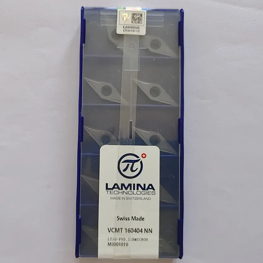 VCMT160404NN LT10 / VCMT160408NN LT10 LAMINA CNC carbide inserts 10pcs/box