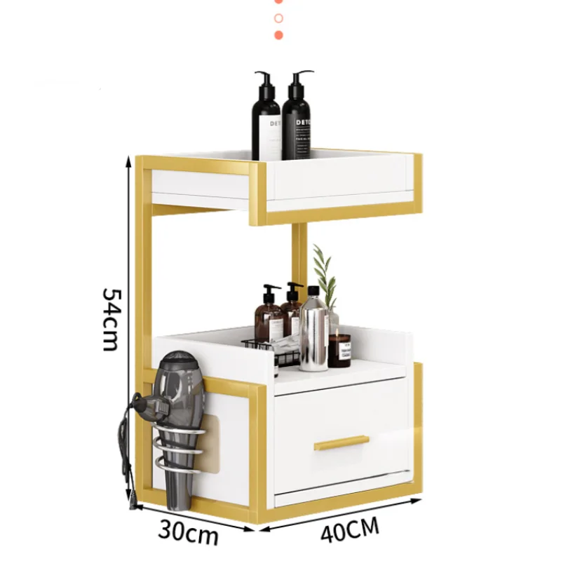 Modern Wall-mounted Salon Trolleys Hair Salon Tool Trolley Barber Shop Tool Cabinet Salon Wall Storage Hair Cutting Cabinet Z