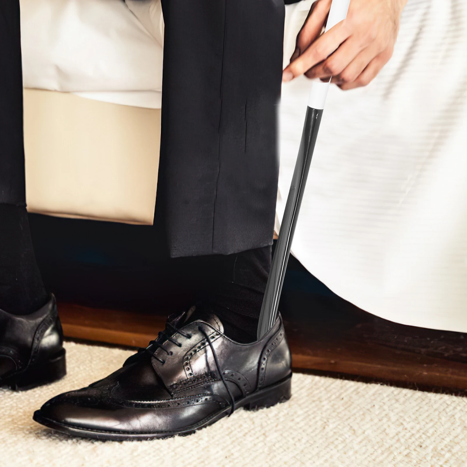 

Легкая перевязка обуви из АБС-пластика для инвалидов, съемная палка для носков, комплект носков для пожилых беременных