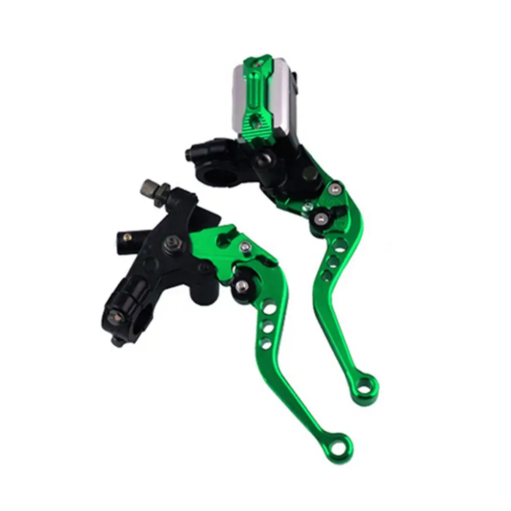 Embrague de línea modificada para motocicleta, bomba de freno hidráulico, palanca de freno de disco de tambor ajustable, freno de tambor universal de 22mm