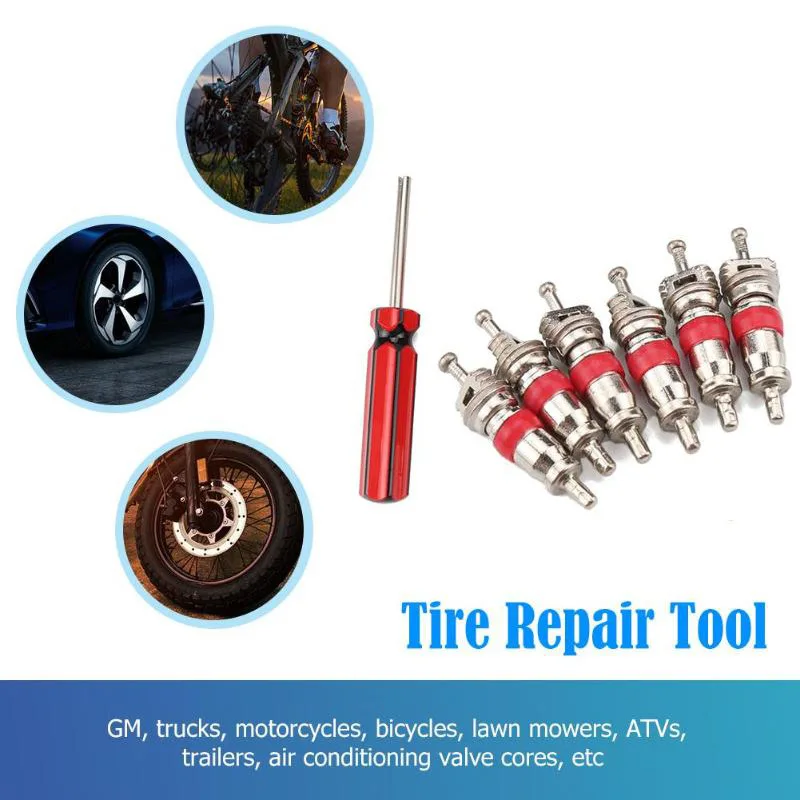 

20pcs Car Tire Valve Core With Removal Tool For Motorcycle Bicycle Tire Valve Core Removal Repair Tool