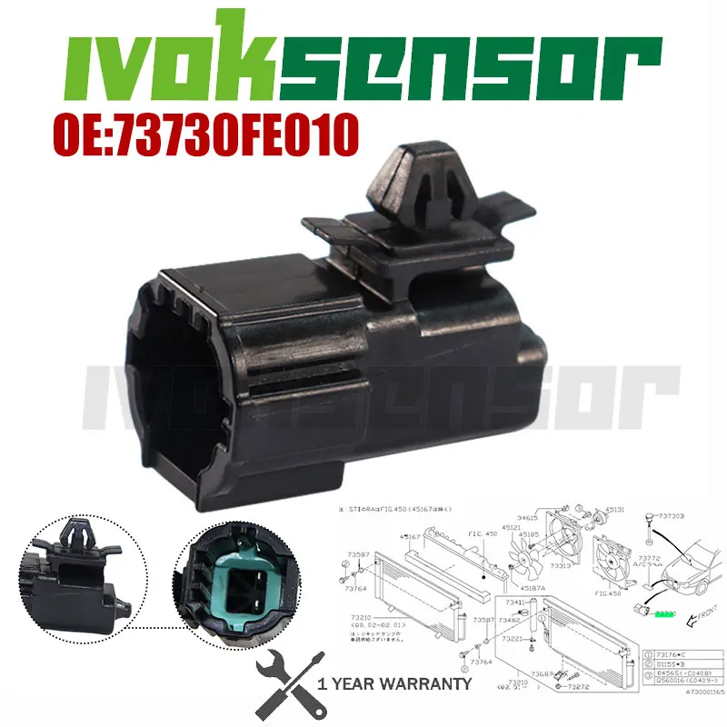 New Cabin Ambient Air Temperature Sensor For Subaru Impreza 2.0L 2.5L 2002-2009 73730FE010