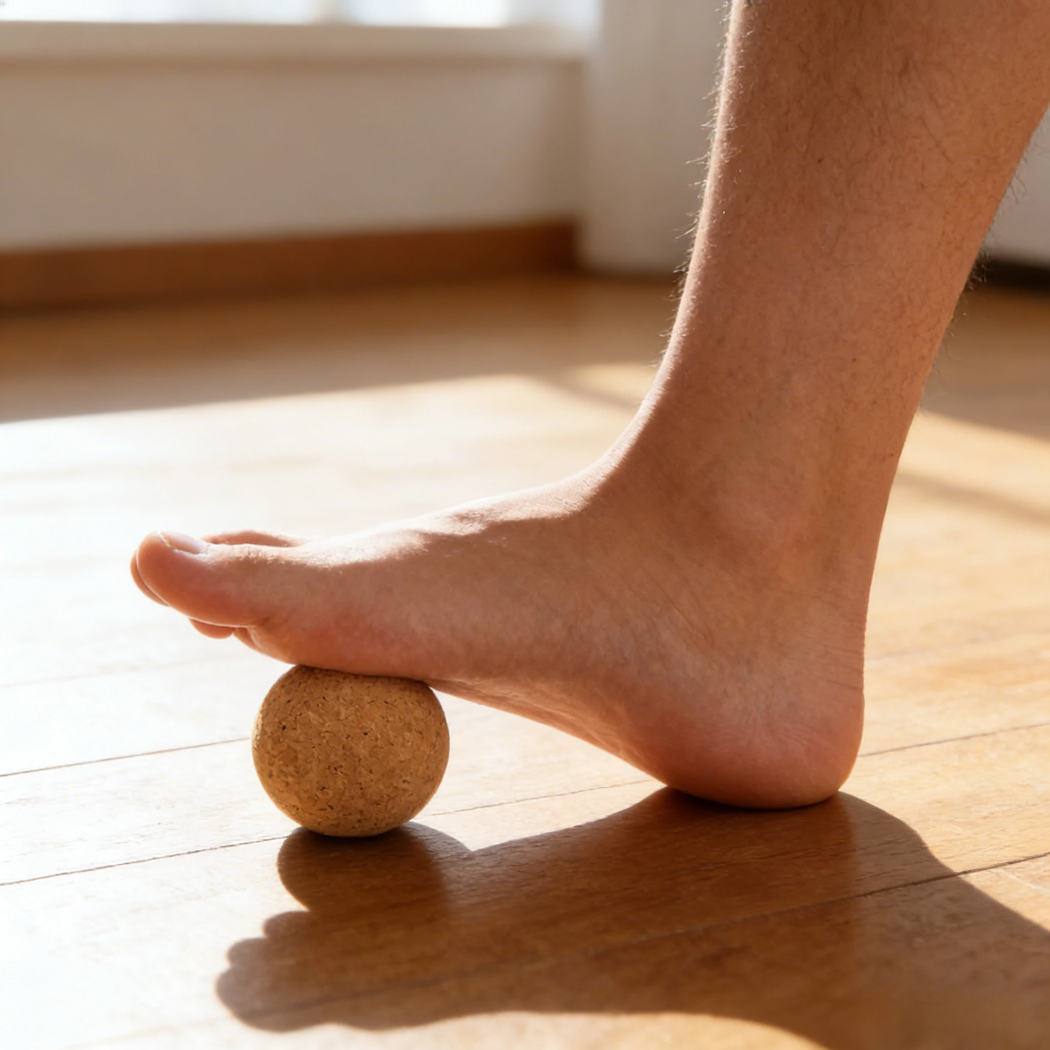 

Набор из 2 пробковых мячей для фасциального релиза: Инструмент для йоги и мобилизации мышц, мяч для физиотерапии для массажа спины, шеи и стоп