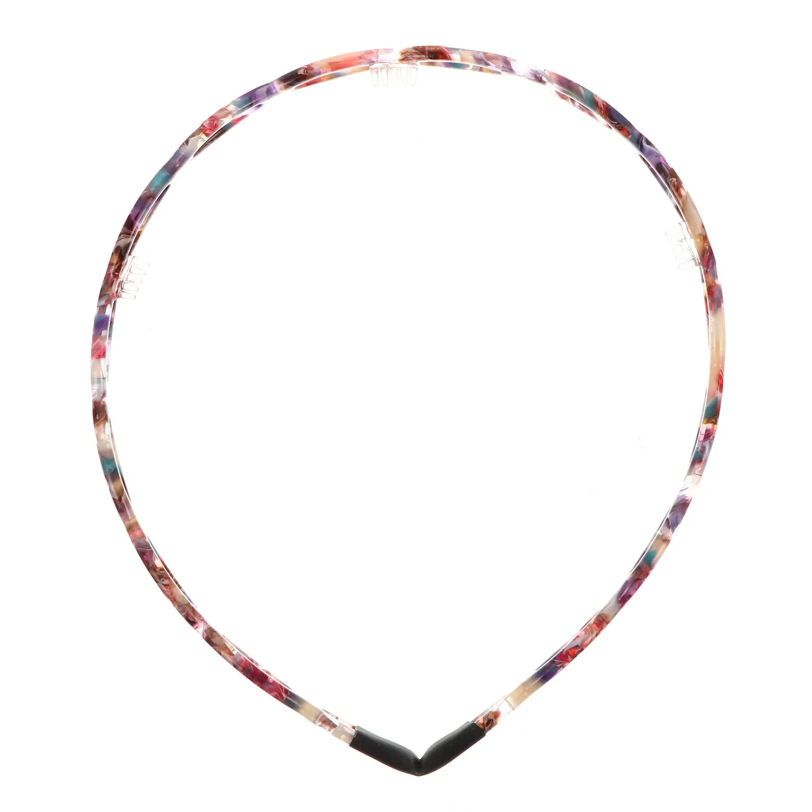 Tortoiseshell Headband Compact Portable Non-Slip Hairband for Bathroom Shower Face Cleaning Styling Fashion Headdress