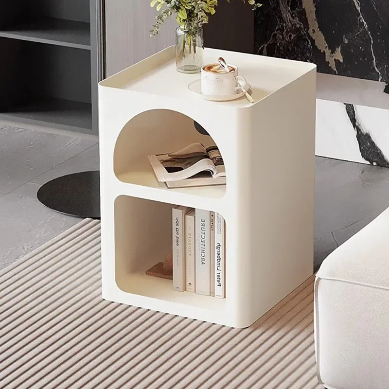 Simple White Nightstand Modern Minimalist Luxury Trendy Night Table Bedroom Storage Comodini Camera Da Letto Bedroom Furniture