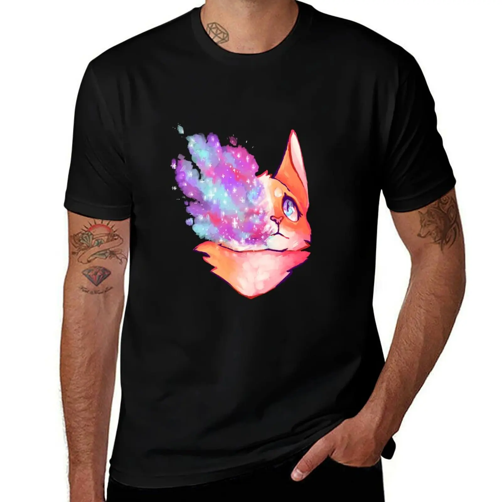 

Bright Hearted Cat T-Shirt cute clothes clothes quick-drying graphic t shirts men tshirt