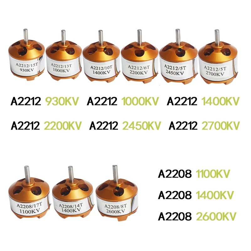 XXD A2212 A2208 930KV 1000KV 1400KV 2200KV 2700KV Bezszczotkowy silnik z bezszczotkowym regulatorem prędkości silnika ESC 30A do drona RC FPV — zdjęcie 3