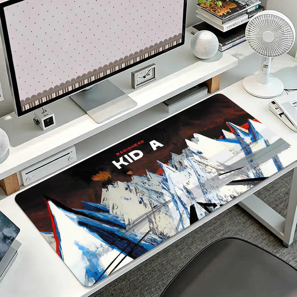 Band R-Radio-headES OK Computer Mouse Pad Non-slip Thickened MousePad Student Gaming Cushion Large Writing Lockedge Office