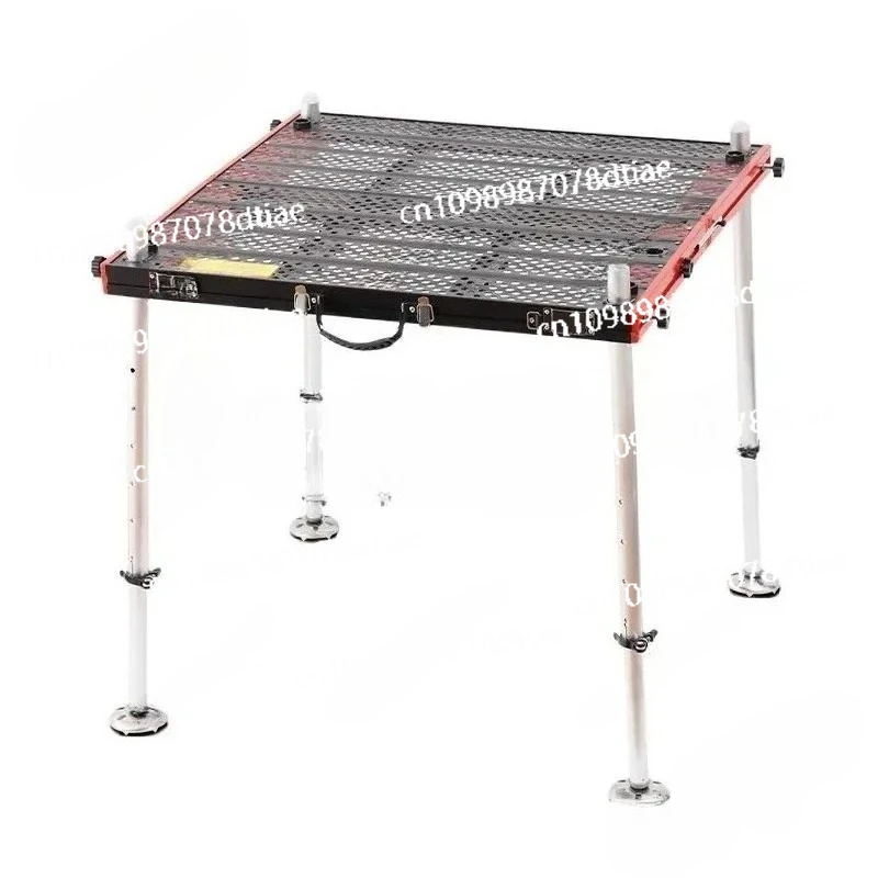 

2023 Hollow New Super Light Reservoir Platform Foldable Multifunctional Deep Water Aluminum Alloy Fishing Table