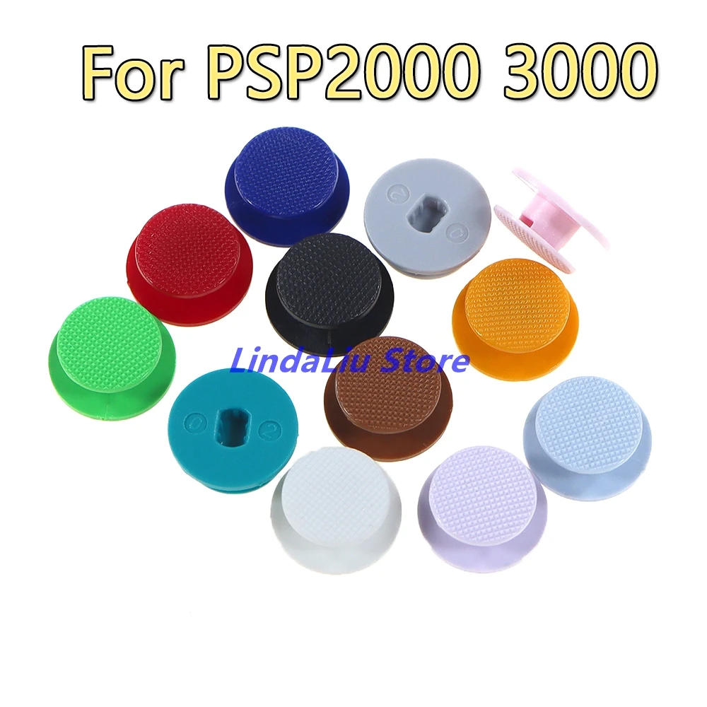 Tapa de cubierta de botón de Joystick analógico 3D de repuesto, 2 uds., para PSP2000 3000, tapas de mando de consola Universal