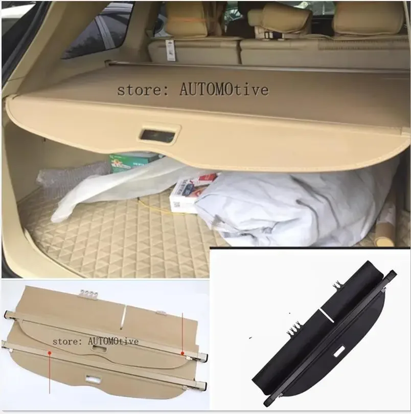 

Rear Trunk Security Shield Cargo Cover trunk shade security cover for TOYOTA HIGHLANDER 2009--2013