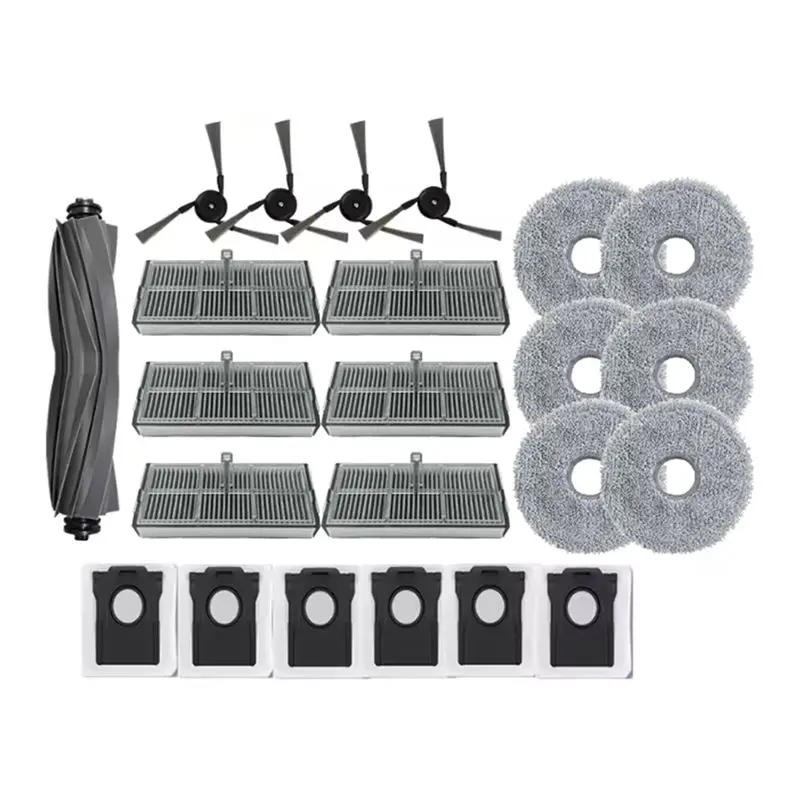 

Запасные аксессуары для Dreame X40 Ultra/L40 Ultra, MOVA P50 Pro Ultra/P10 Pro Ultra: щетки, фильтры, салфетки для швабры, мешки для сбора пыли