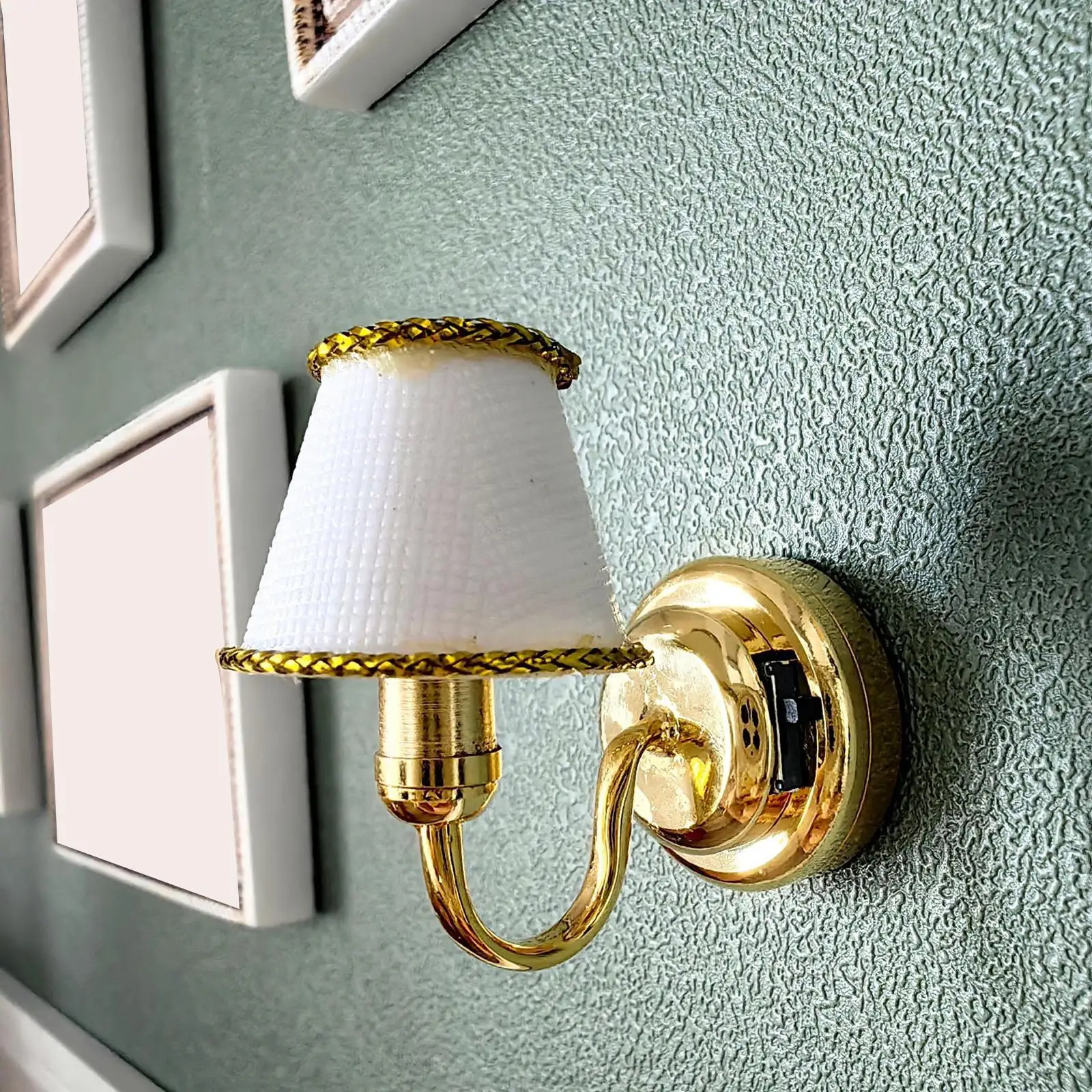 1:6 1:12 poppenhuis wandlamp lamp fantasiespel accessoire handgemaakt voor scène