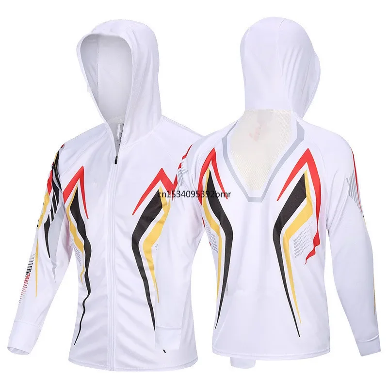

2025Men's Hoodie Fishing Apparel Long Sleeve Uv Protection Angling Clothing Summer Breathable Fishing Shirts Camisa De Pesca