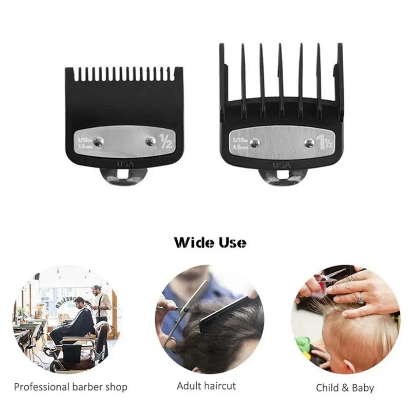 Hair Clipper Limit Comb For Wahl Hair Clipper Guide Comb Set Standard Guards Attached Trimmer Style Parts