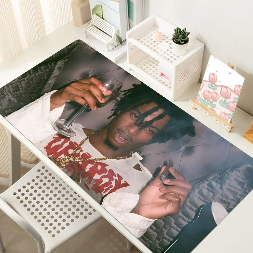 Rapper Playboi Carti Mousepad Large Gaming Mouse Pad LockEdge Thickened Computer Keyboard Table Desk Mat