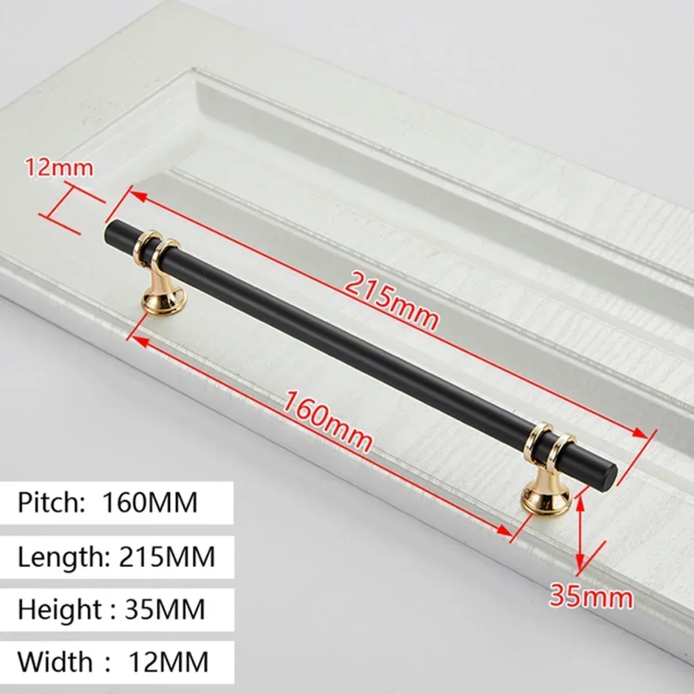 التعامل مع المسمار تحديث خزائنك باستخدام مقابض مقبض درج باب خزانة المطبخ من الكروم الذهبي والأسود