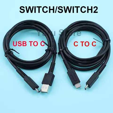 สายชาร์จคอนโทรลเลอร์ Yaru Store ใช้ได้กับ Switch 2/Switch Lite สายชาร์จ NX/NS สายดาต้า Switch Lite ความยาว 1.5 เมตร