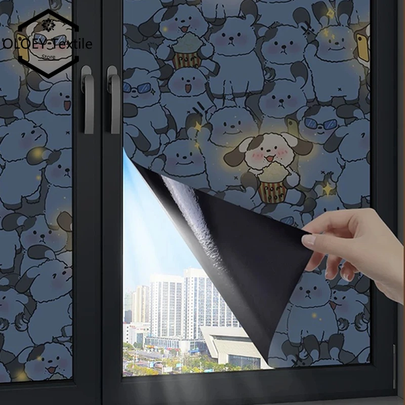 

Anti Peep Window Film for Glass Doors Windows Privacy Sun Shield Heat Insulating Non Transparent Decorative Film