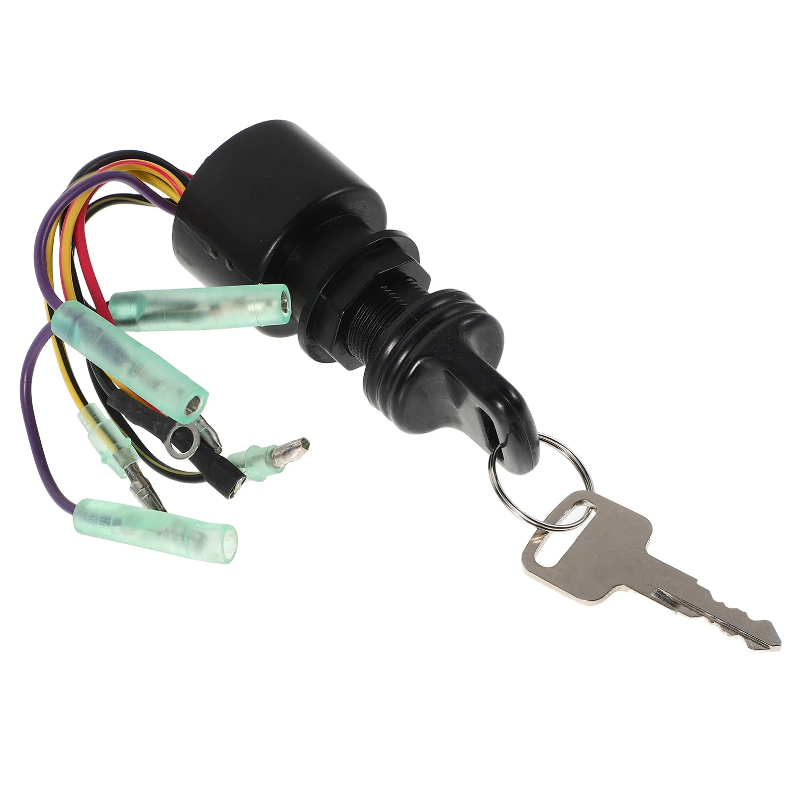 

Durable Polyester Brass Ignition Switch Key Outboard Motors Easy Install Comprehensive Functionality Boat Engine Safety