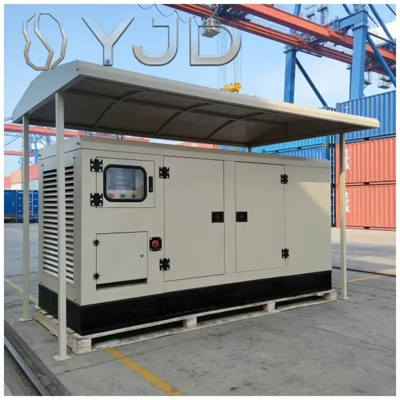 YJD AC 3 Phase Super Silent 120/240V 20KW 30KVA Open Frame Diesel Generator Set ATS 50Hz 1800 RPM 90% Efficiency Mobile Trailer