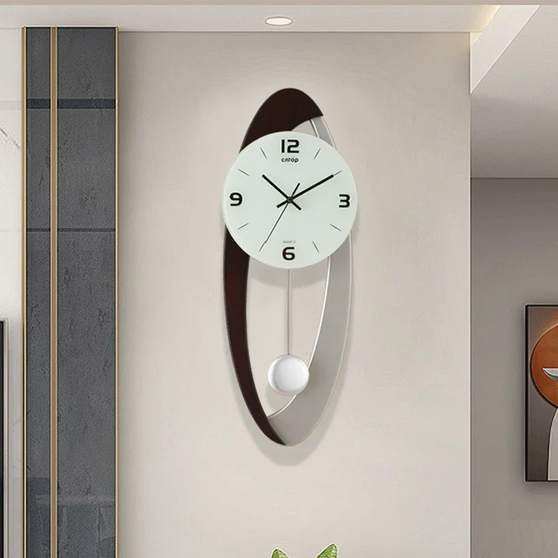 Unique Design Wall Clock Wooden Ukraine Premium Interior Modern Wall Clock Aesthetic Pendulum Reloj Pared Home Decorations Item