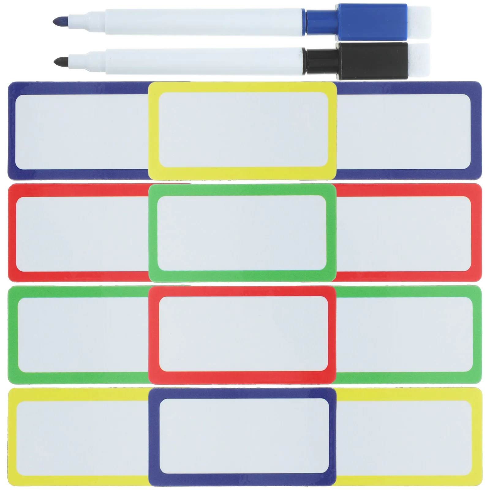 

Magnetic Sticker Tag for Whiteboard Reusable Dry Erase Multi Function Note Labels Stable Magnetic Adsorption Dry Erase Labels
