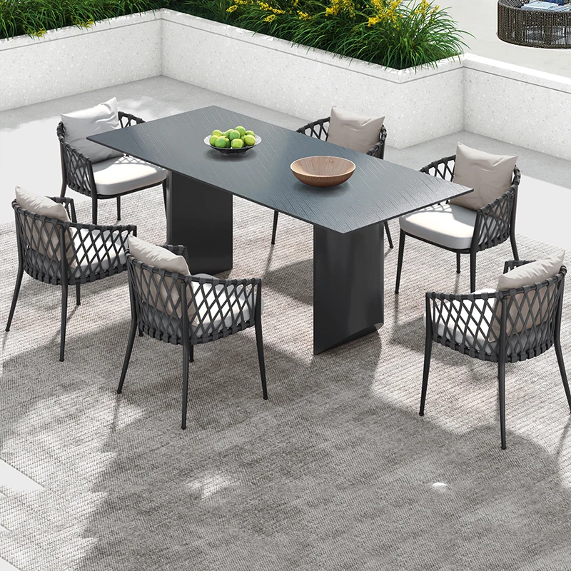 

Outdoor Tables Garden Furniture Sets Chairs Villa Courtyard Balcony Garden Furniture Sets Hotel Design Conjunto Home Futniture