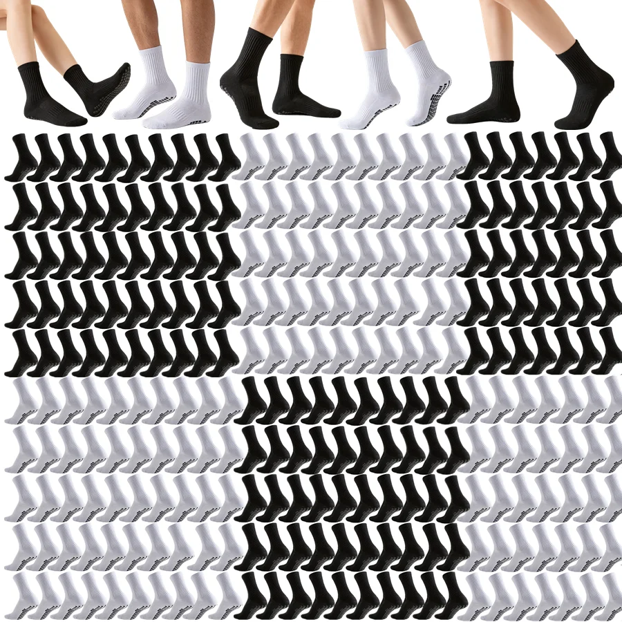 

1/2/4/5/6/8/10/12/24Pairs Men Women Non Slip Sport Socks Baseball Rugby Tennis Skateboard Workout Socks