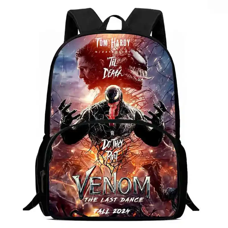 Mochila Venoms Children's School Backpack,Cartoon Schoolbags for Boys Girls,Durable Kids Bookbag for Pupil Students