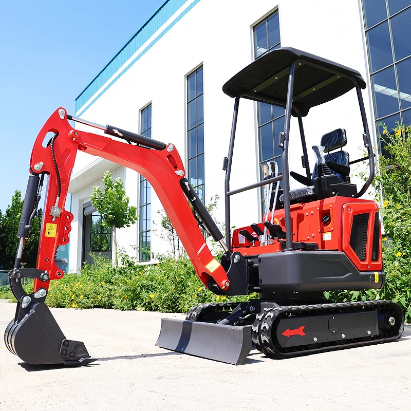 Factory Price 1.6 Ton Mini Excavators New Crawler Mini Digger Machine CE EPA EURO5 Engine Small Excavator Mini Pelle Excavadora