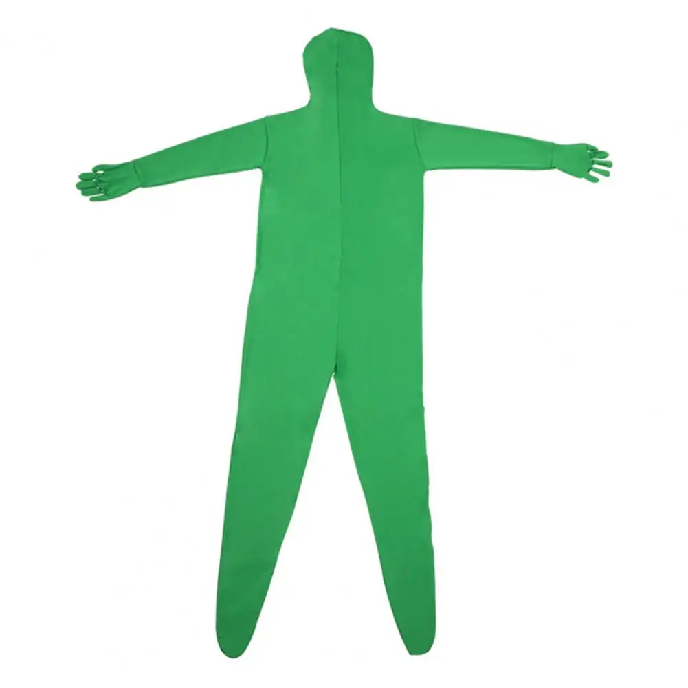 Green Screen Suit Chroma Key Cosplay Costumes For Backdrop Video Film Invisible Effect Background Stretchy Tight Bodysuit