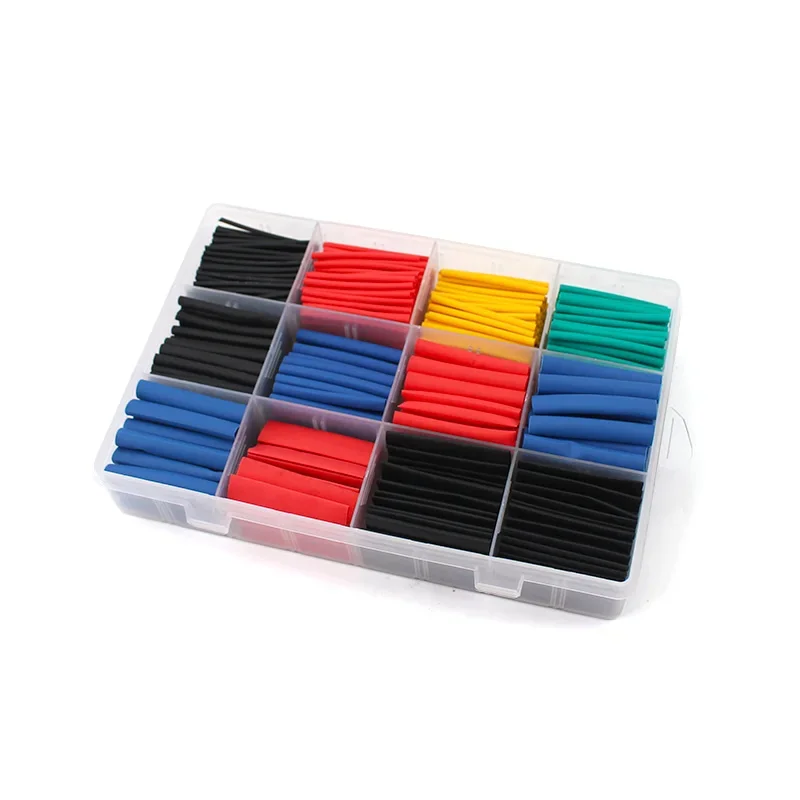 Imagem -05 - Termoresistant Tubo Heat Shrink Tubing Kit 2:1 Isolamento Shrinkable para Cabos Faça Você Mesmo Kits Eletrônicos 750 Pcs