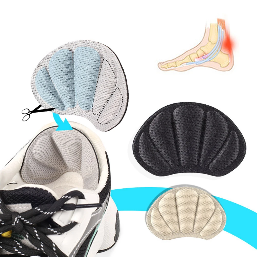 Heel Pads for Too Big Shoes Self-Adhesive Heel Protectors Heel Inserts Improve Shoe Fit And Comfort Prevent Heel Slippage