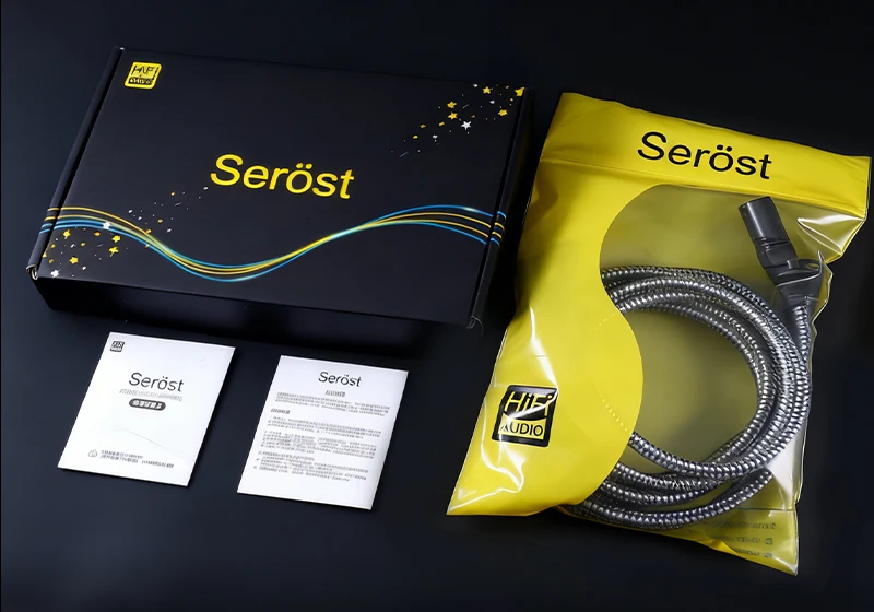 Serost StarPro HiFi-Audiokabel, versilbertes OFC-Kupfer, 3,5 mm auf Dual-XLR-Stecker für Mobiltelefon, Player, Leistungsverstärker, Lautsprecher – Detail 11