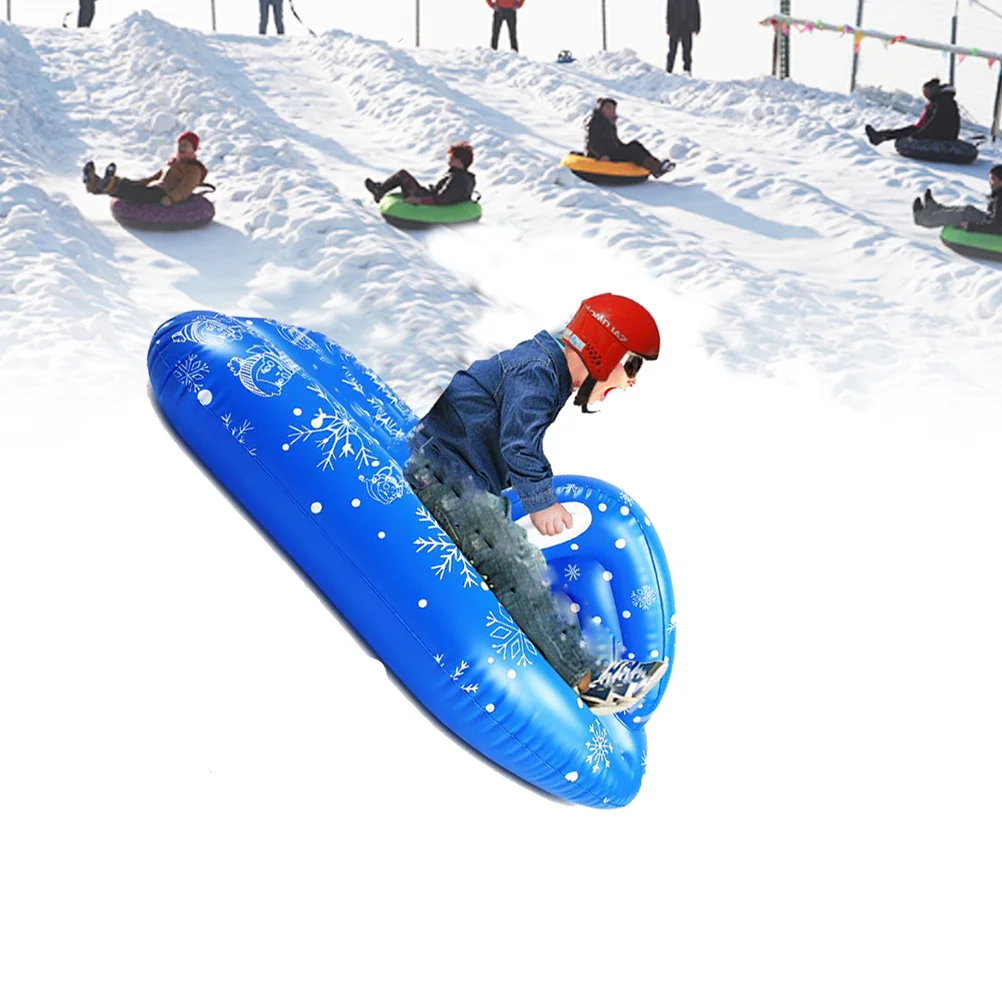 

Inflatable Snow Tube PVC Heavy Duty Snowflake Circle Winter Snow Sled Outdoor Skiing Tubing Equipment PVC Skiing Ring