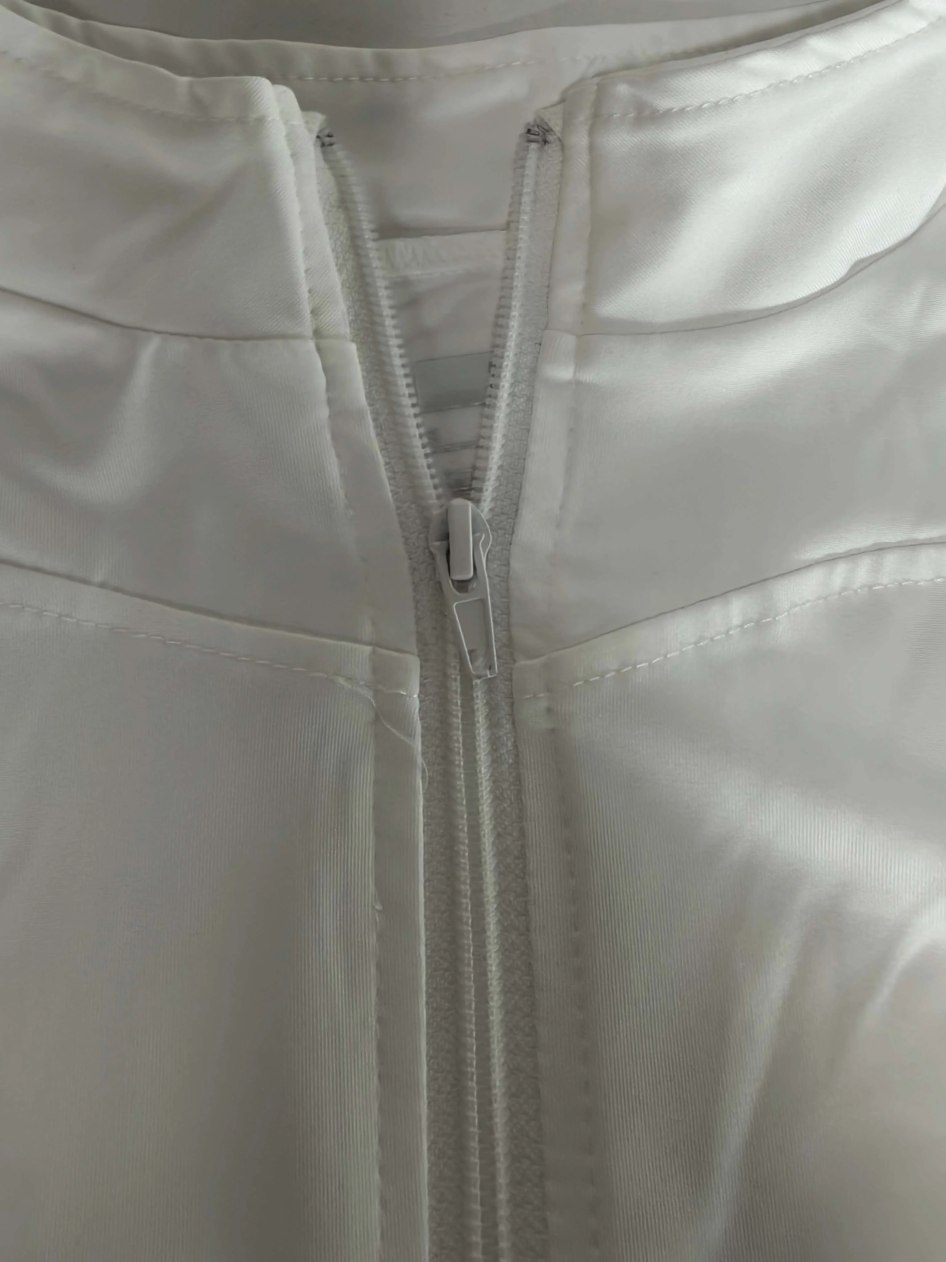 Frauen Sommer Schlank Yoga Tops Stehkragen Voll Zipper Kurzen Ärmeln Shirts Solide Workout Kleidung Gym Lauf Mäntel Dame Casual – Detail 15