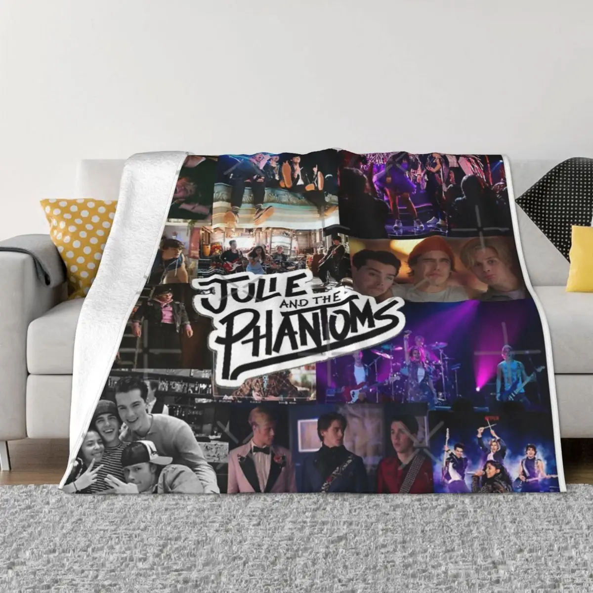 Julie And The Phantoms Band Collage Home Knee Blanket Couple Blankets Blankets And Throws Throw Blanket