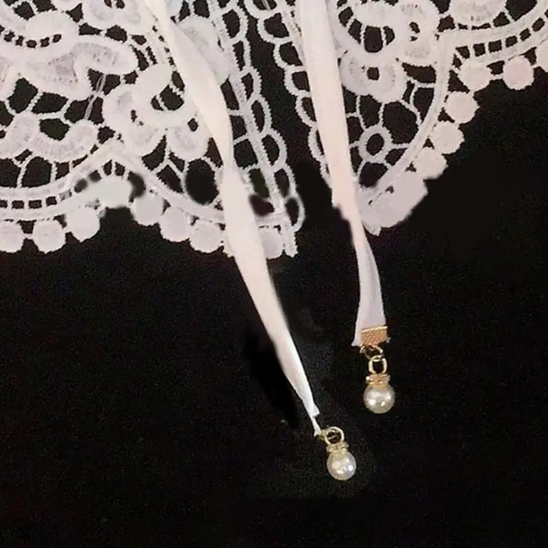 

31BB съемный воротник для женщин, платье, воротник с вышивкой, воротник-манипулятор, воротник-свитер, накладной воротник, на