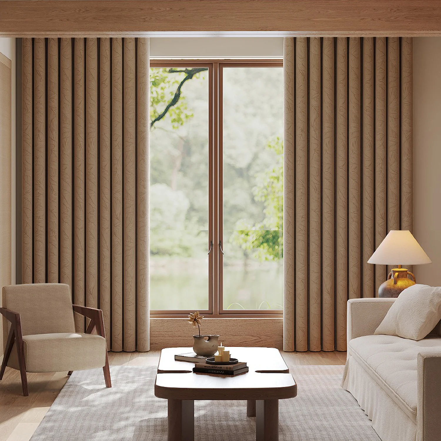 

French Retro Curtains for Living Room Bedroom Fashion Heat Insulation Sun Protection Shading High-end Curtain Home Decoration