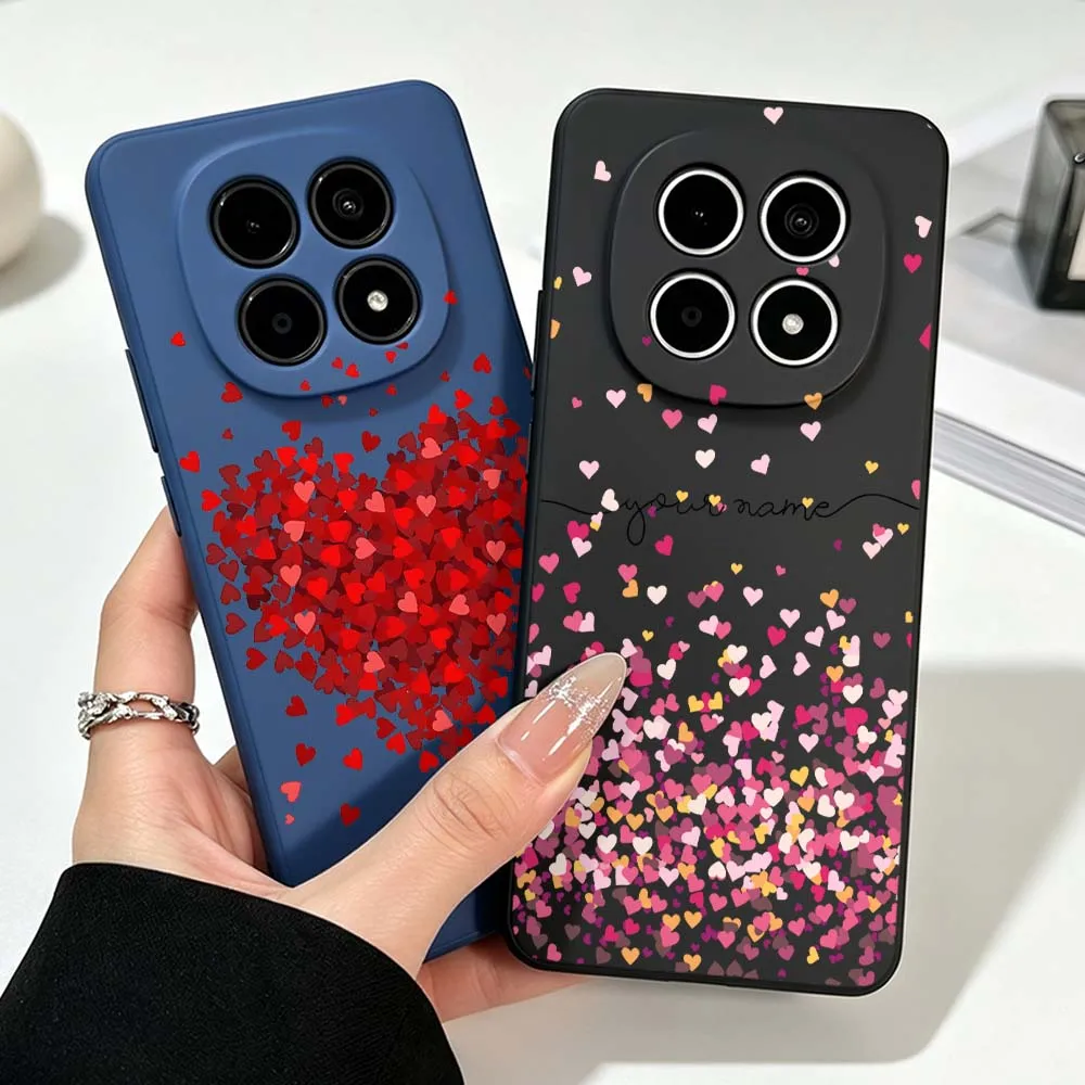 Innovative Heart Pattern For Xiaomi Poco X8 X7 X6 M8 M7 M6 F8 F7 F6 Pro Max Ultra Soft Silicone Liquid Phone Case Cover