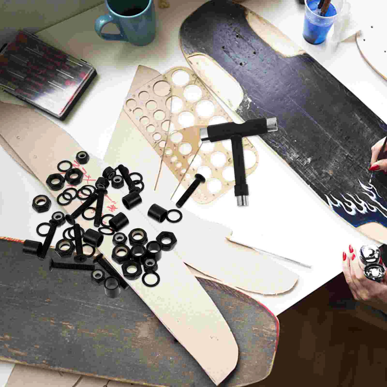 

Skateboard Tools Portable Fixing Type Hardwares and Multi-Function Practical Gasket Spanners Repairing for