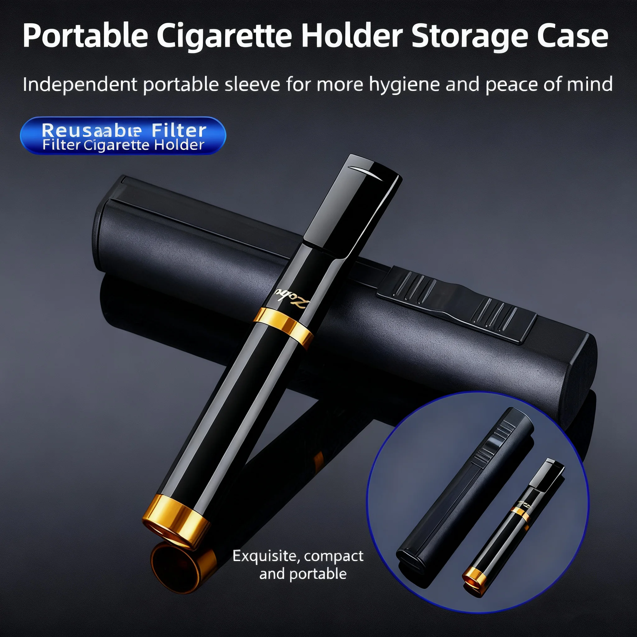 فلتر سجائر ZOBO قابل للغسل لـ King/Regular/100s، منقي دخان قابل لإعادة الاستخدام، هدية للجنسين للمدخنين #5