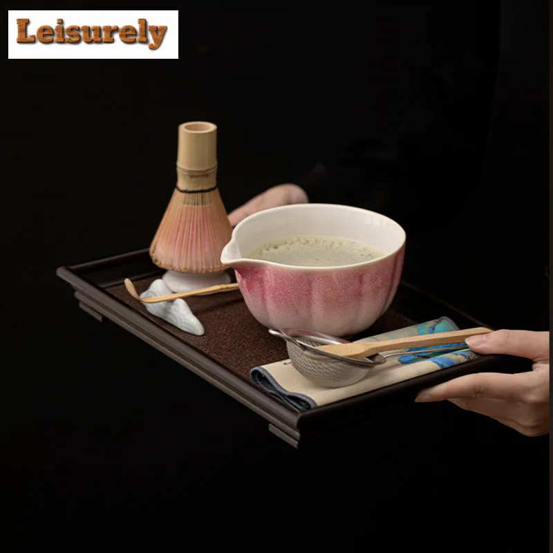 

Petal Matcha Tool Set Ceramic Bowl Filter Tea Paddle Brush Holder Foam Mixing Point Maker Accessories Teaware craft supplies