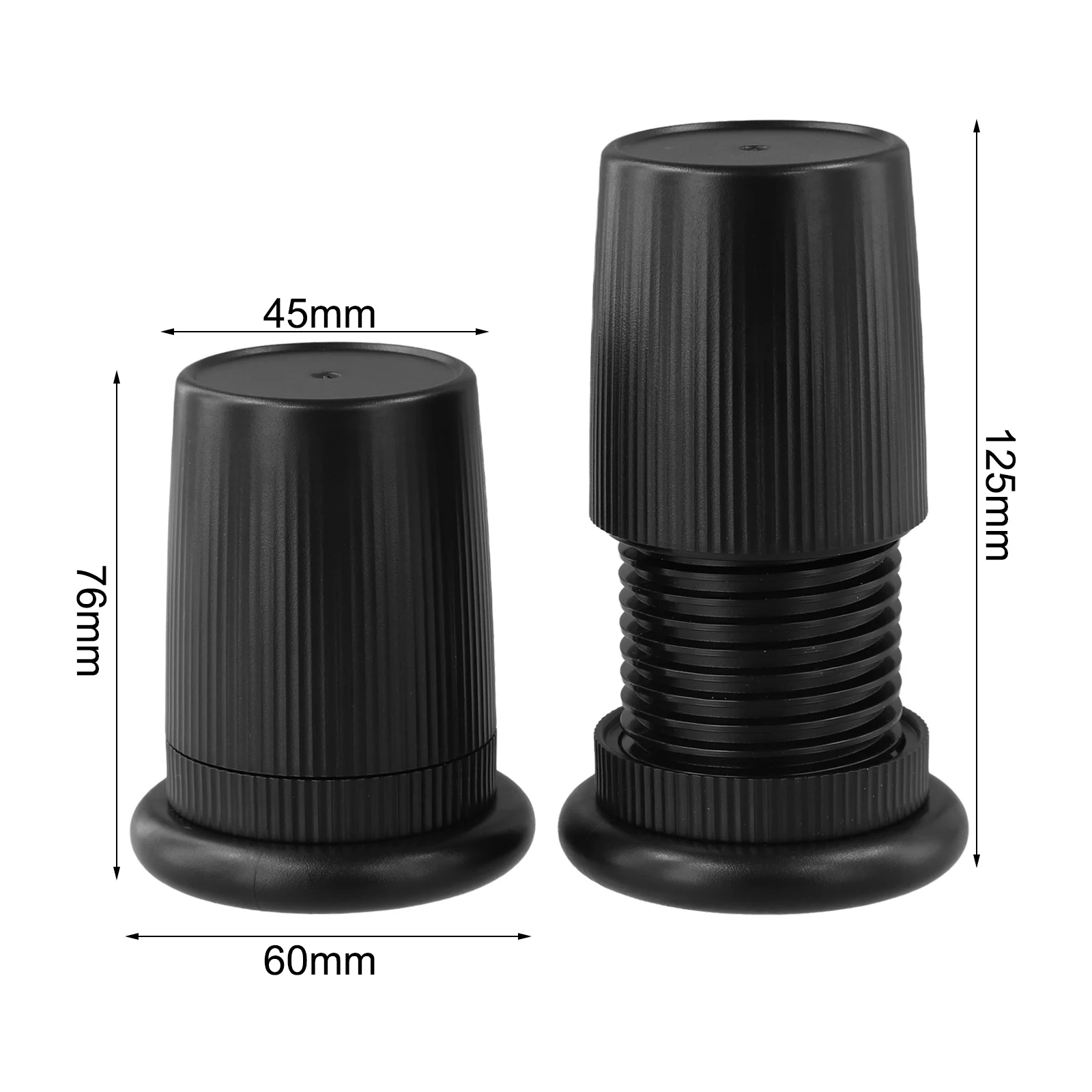Anti Slip Table Risers Customizable Height Adjustable Furniture Risers Multiple Color Options Hassle-Free Setup