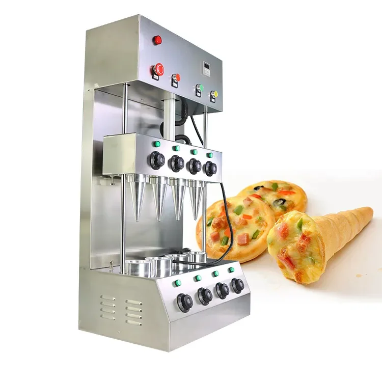 

Pizza Cone Maker Ice Cream Cone Making Machine Edible Waffle Cup Maker Snow Cone Machine